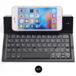 たみ式Bluetoothキーボード GK608 極薄折りたたみ式 Bluetooth V3.0 キーボード 内蔵ホルダー付き