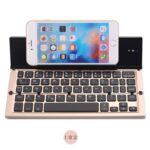 たみ式Bluetoothキーボード GK608 極薄折りたたみ式 Bluetooth V3.0 キーボード 内蔵ホルダー付き