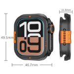 AppleWatch Series10 46mm 亜鉛合金フルカバー ケース Apple watch 亜鉛合金 ケース