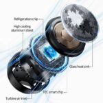 PD25W 快速充電器 Qi2.2 チャージャー ワイヤレス充電器 デジタル時計内蔵 スタンド機能