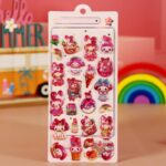 3D 立体 シール ぷっくり シール【1枚】立体 3Dシール