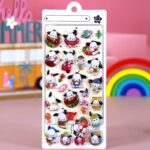 3D 立体 シール ぷっくり シール【1枚】立体 3Dシール