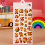 3D 立体 シール ぷっくり シール【1枚】立体 3Dシール