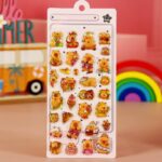 3D 立体 シール ぷっくり シール【1枚】立体 3Dシール