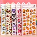 3D 立体 シール ぷっくり シール【1枚】立体 3Dシール