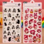 3D 立体 シール ぷっくり シール【1枚】立体 3Dシール