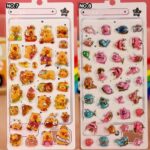 3D 立体 シール ぷっくり シール【1枚】立体 3Dシール