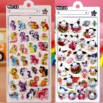 3D 立体 シール ぷっくり シール【1枚】立体 3Dシール