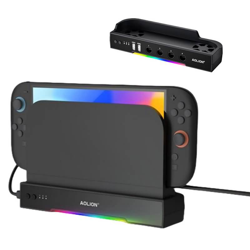 AC11012025017-01 Switch2 専用 充電ステーション USB 2ポート スイッチ2 冷却 スタンド 充電ドック対応
