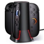 Switch用充電ドック ジョイコン充電ドック 4台同時充電可能　高速充電 コントローラー用充電スタンド