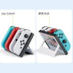 Switch oled Joy-Con 充電スタンド スイッチ用 チャージングドック Switch用 ジョイコン充電ドック ゲームカードも8枚収納 ゲーム アクセサリー