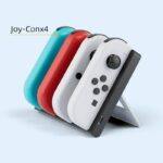 Switch oled Joy-Con 充電スタンド スイッチ用 チャージングドック Switch用 ジョイコン充電ドック ゲームカードも8枚収納 ゲーム アクセサリー