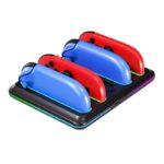 4in1 Switch 2 ジョイコン用 充電器 同時4台充電可能 Z31 Switch 2 ジョイコン専用 Joy-Con (2ペア) 同時 充電 収納可能
