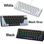 パソコン用 キーボード 有線 RGB キーボード 有線 USB接続 RGBバックライト