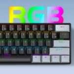パソコン用 キーボード 有線 RGB キーボード 有線 USB接続 RGBバックライト