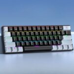 パソコン用 キーボード 有線 RGB キーボード 有線 USB接続 RGBバックライト