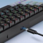 パソコン用 キーボード 有線 RGB キーボード 有線 USB接続 RGBバックライト