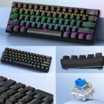 パソコン用 キーボード 有線 RGB キーボード 有線 USB接続 RGBバックライト