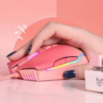 ゲーミングマウス 有線マウス CW905 USBマウス ゲーム 光学式 高精度 ゲーム パソコン PC ギフト 小型 有線 ゲーム用マウス