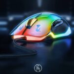 CW925 RGB スポーツゲーミング 有線マウス 光るRGB ゲーミングマウス