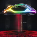 CW925 RGB スポーツゲーミング 有線マウス 光るRGB ゲーミングマウス