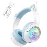 取り外し可能な有線ヘッドセットONIKUMA B90猫の耳 ワイヤレス ヘッドホン コンピューター ゲーム PC  ヘッドホン 全3色 SKU:AC11042025019 - 画像 (5)