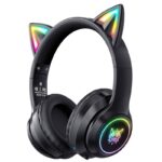 取り外し可能な有線ヘッドセットONIKUMA B90猫の耳 ワイヤレス ヘッドホン コンピューター ゲーム PC  ヘッドホン 全3色 SKU:AC11042025019 - 画像 (4)
