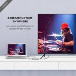 Qgeem HDMIにミニdisplayportの変換アダプタケーブル QGeeM HDMI Male to Mini displayport Female Adapter