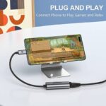 QGeem USB-C USB-A 3.0 LAN ポート Type-C タイプC 有線LAN RJ45 ジャック イーサーネット 変換アダプター