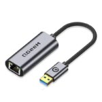QGeem USB-C USB-A 3.0 LAN ポート Type-C タイプC 有線LAN RJ45 ジャック イーサーネット 変換アダプター
