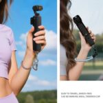 アクションカメラ用アクセサリー 保護パッド 1/4ネジコネクタ DJI Pocket 3/INSTA360 X5 X4 X3 X2/GO 3S/GO 3/Osmo Action 5 Pro/Action 4 3/Goproシリーズ 対応 ストラップ アクセサリー