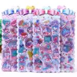[ロット要求10枚] 3D 立体 シール  ぷっくり シール【1枚】立体 3Dシール ぷくぷくシール  全6種類 SKU:AC11062025012