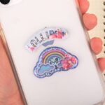 ふわふわ もちもち シール 【1枚】立体 シール ぷくぷくシール 3Dシール