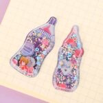 ふわふわ もちもち シール 【1枚】立体 シール ぷくぷくシール 3Dシール