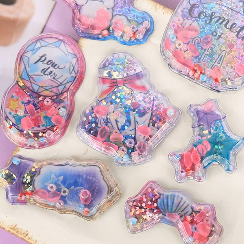 ふわふわ もちもち シール 【1枚】立体 シール ぷくぷくシール 3Dシール