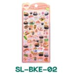  3D 立体 シール ぷっくり シール【1枚】立体 3Dシール ぷくぷくシール