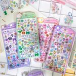  3D 立体 シール ぷっくり シール【1枚】立体 3Dシール ぷくぷくシール