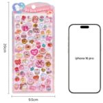  3D 立体 シール ぷっくり シール【1枚】立体 3Dシール ぷくぷくシール