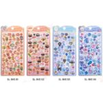  3D 立体 シール ぷっくり シール【1枚】立体 3Dシール ぷくぷくシール