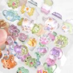  3D 立体 シール ぷっくり シール【1枚】立体 3Dシール ぷくぷくシール