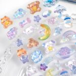  3D 立体 シール ぷっくり シール【1枚】立体 3Dシール ぷくぷくシール