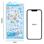  3D 立体 シール ぷっくり シール【1枚】立体 3Dシール ぷくぷくシール