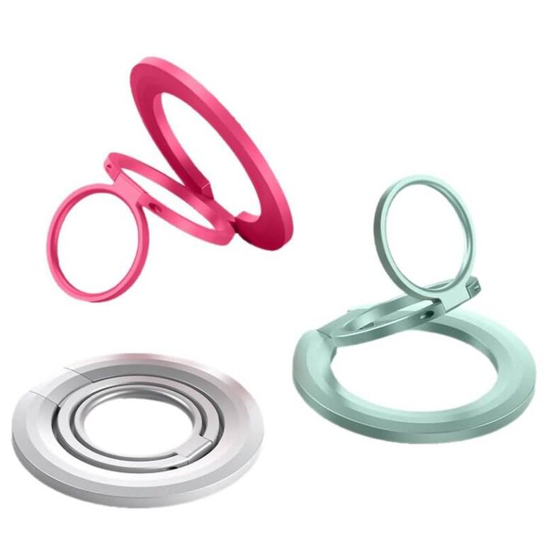 アルミ合金製 折り畳式 マグネット式 スマホ スタンド Magsafe対応 スマートフォン 強磁器マグネット 全機種対応