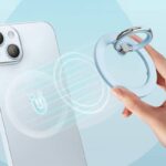 アルミ合金製 折り畳式 マグネット式 スマホ スタンド Magsafe対応 スマートフォン 強磁器マグネット 全機種対応 マグネット