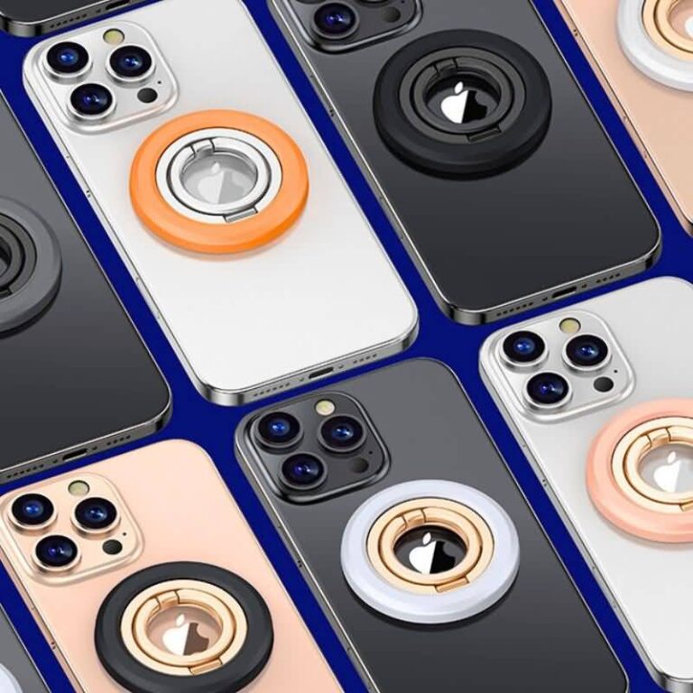 両面マグネット式 折り畳 スマホ スタンド Magsafe対応 スマートフォン リングホルダー