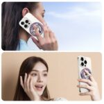 アルミ合金製 折り畳式 マグネット式 スマホ スタンド Magsafe対応 スマートフォン