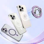 アルミ合金製 折り畳式 マグネット式 スマホ スタンド Magsafe対応 スマートフォン