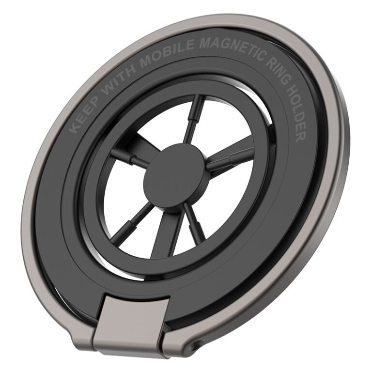 アルミ合金製 折り畳式 マグネット式 スマホ スタンド Magsafe対応 スマートフォン 強磁器マグネット 全機種対応