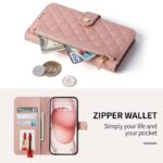 iPhone 17 手帳型ケース ストラップ付属 iPhone 16e対応手帳型ケース iPhone16 PUレザー ケース