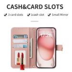 iPhone 17 手帳型ケース ストラップ付属 iPhone 16e対応手帳型ケース iPhone16 PUレザー ケース